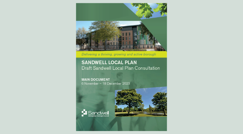 Have your say on the draft Sandwell Local Plan