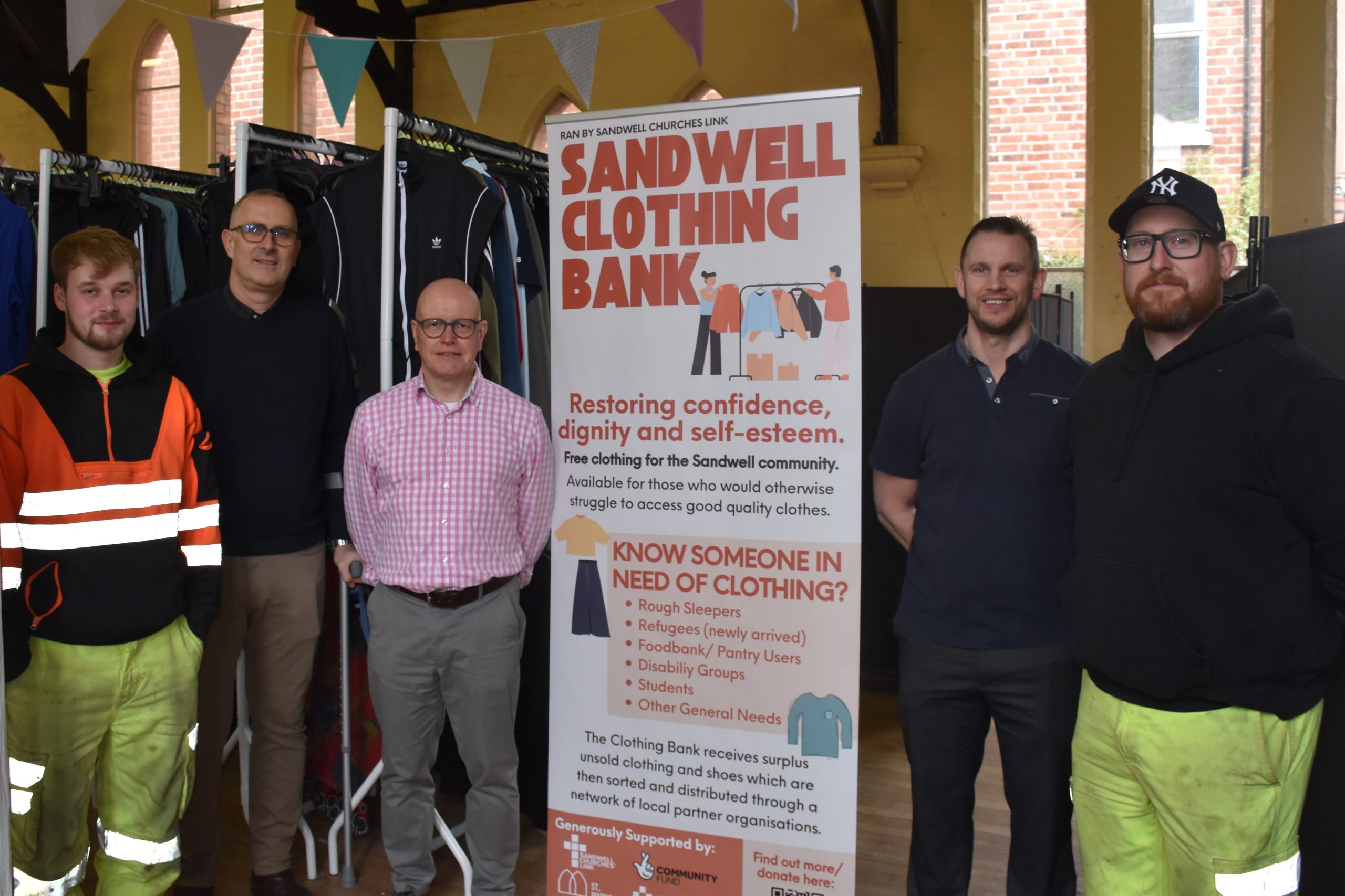Sandwell Clothing Bank: introducing a power-ful partner to help a community cause