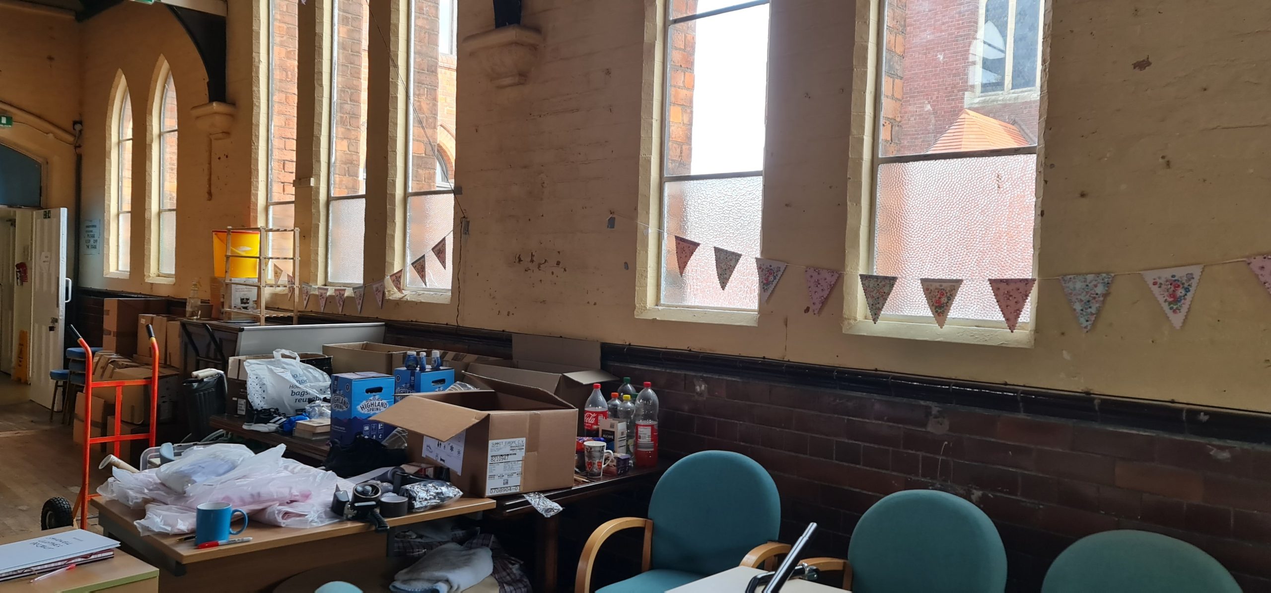 St Mary's Church hall before McCann work