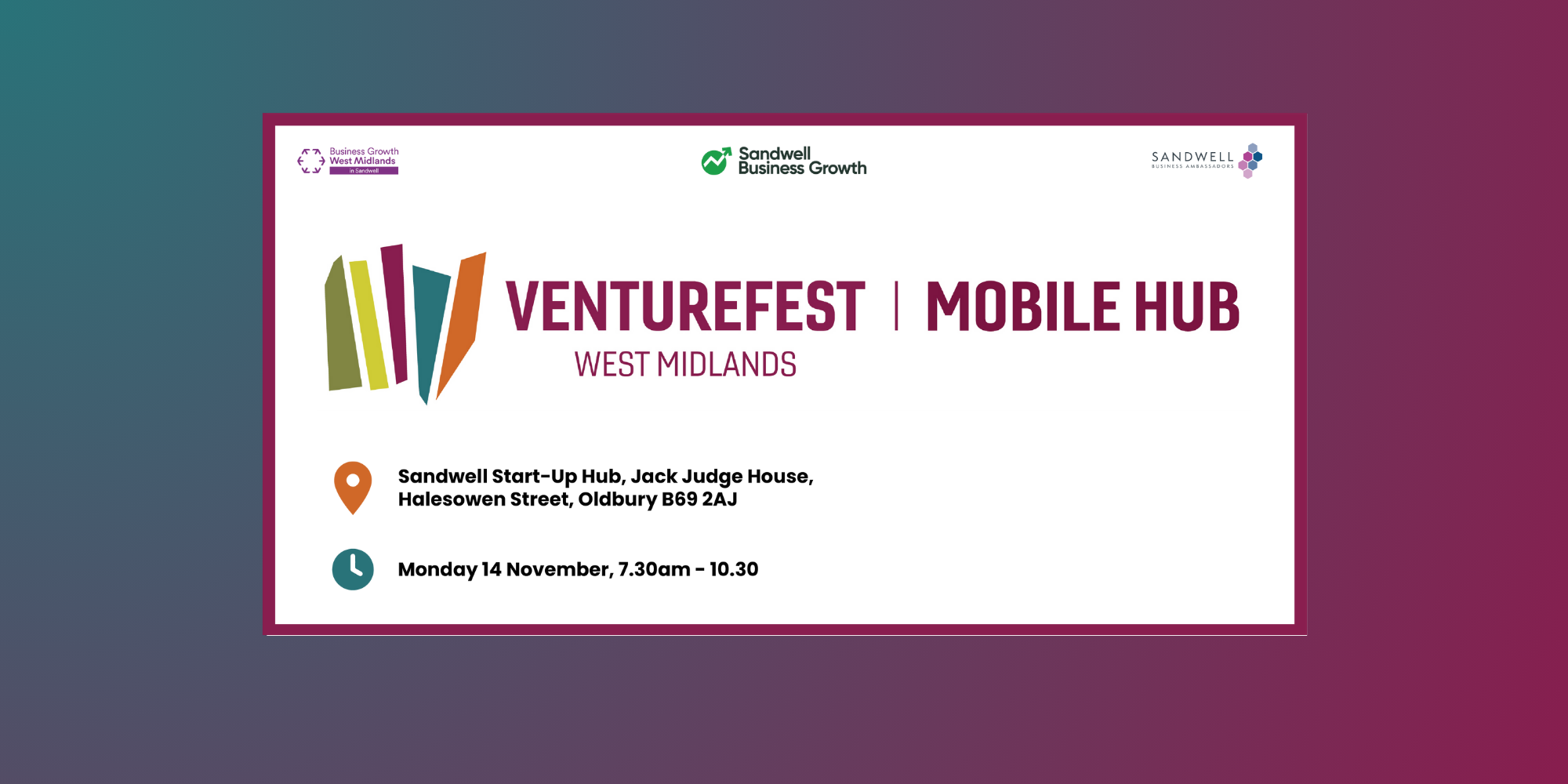 Venturefest Mobile Hub Sandwell: Driving Innovation in Established Companies