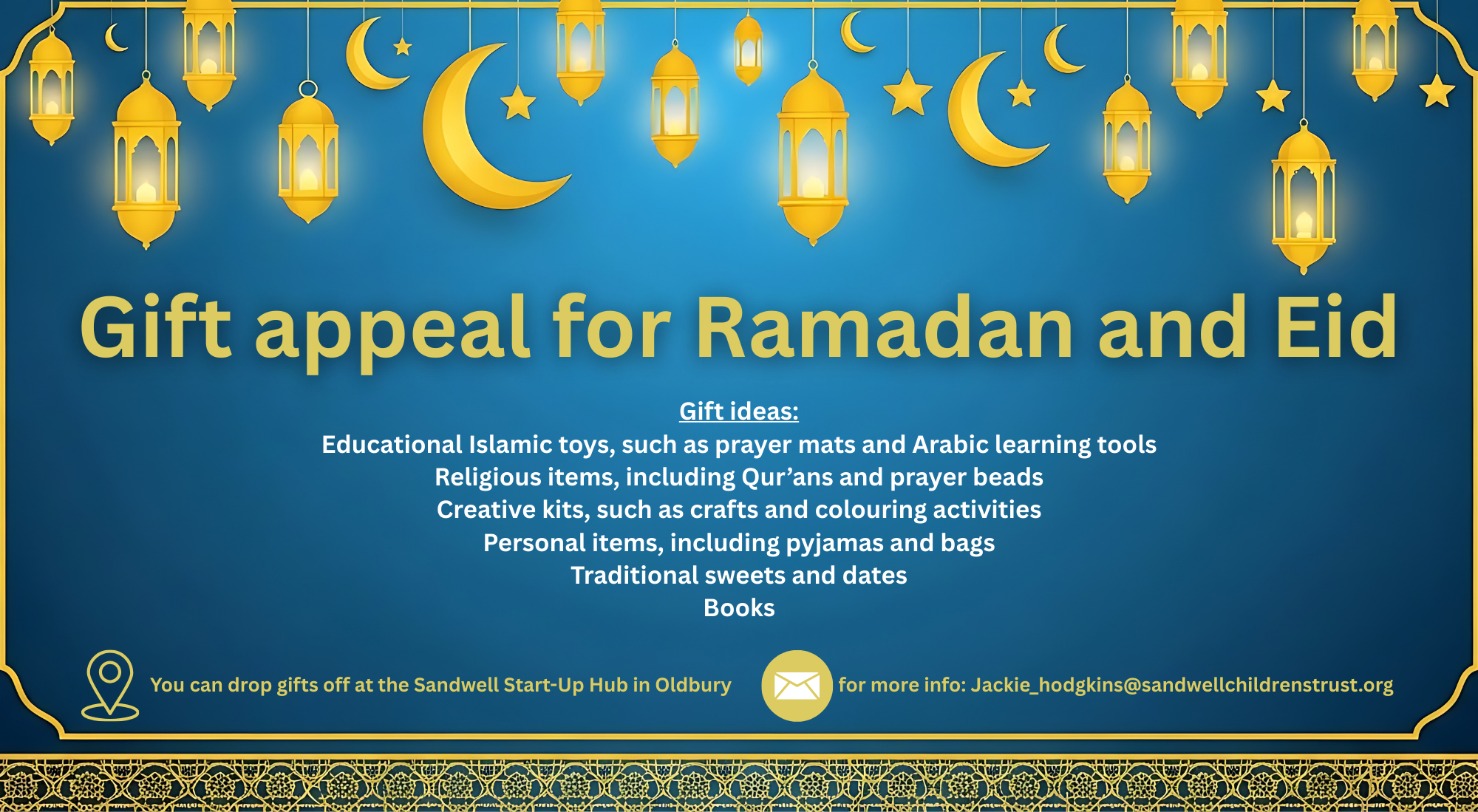 Gift appeal: how you can support children this Ramadan and Eid